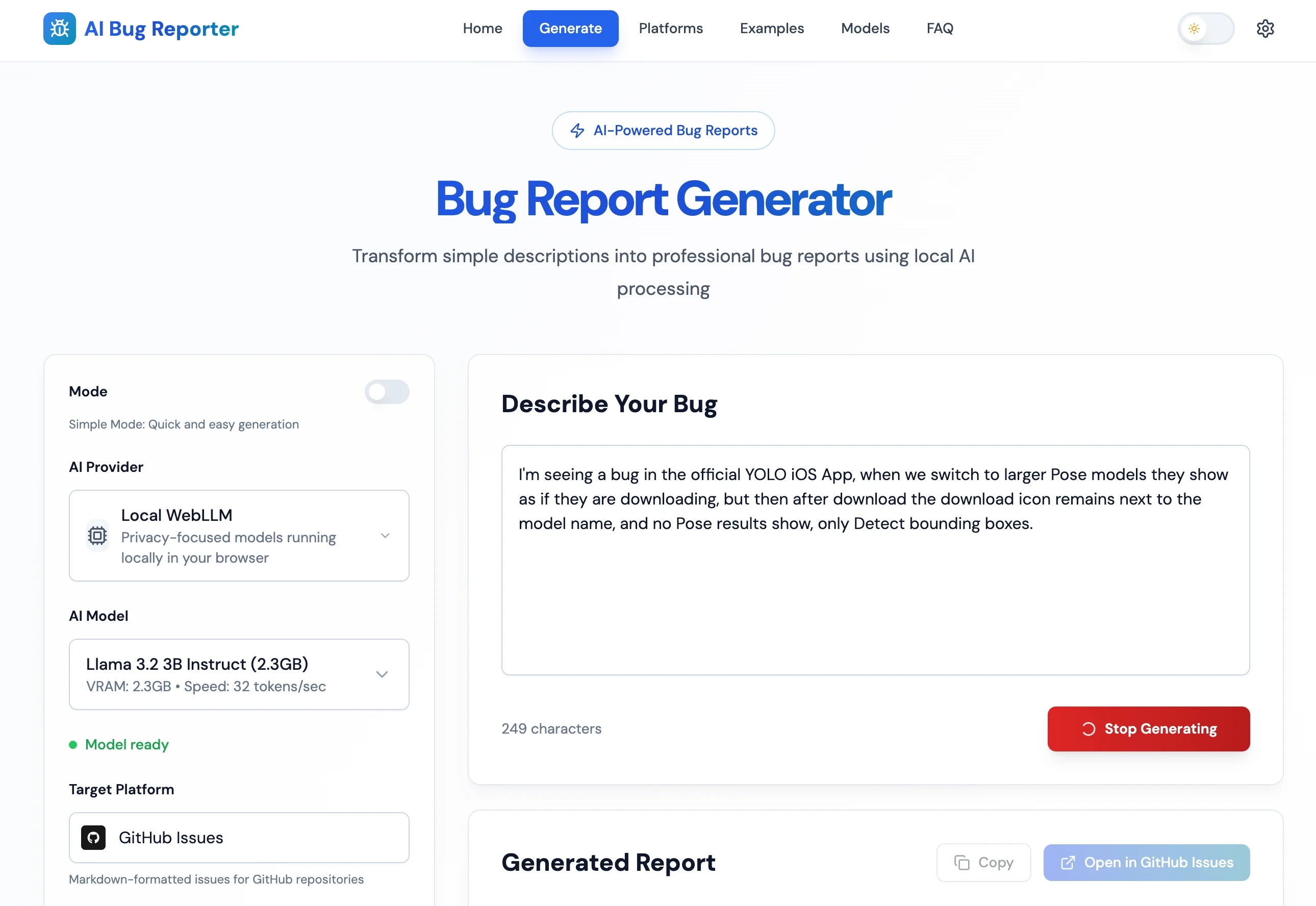 AI Bug Reporter